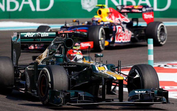 قصة مصورة: هاميلتون الأسرع في التجارب الأولى لسباق أبوظبي