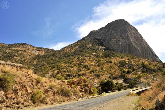 قصة مصورة : تنومة .. مدينة تعيش تحت الغابات وتشرب من شلال طبيعي