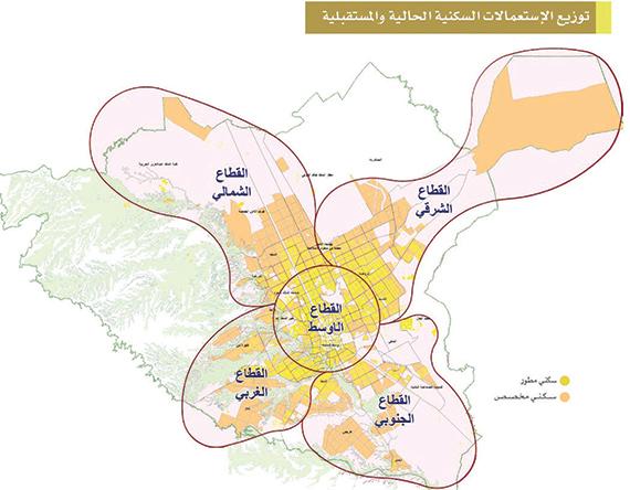 490 كيلومتراً مخططات سكنية غير مطوّرة في الرياض