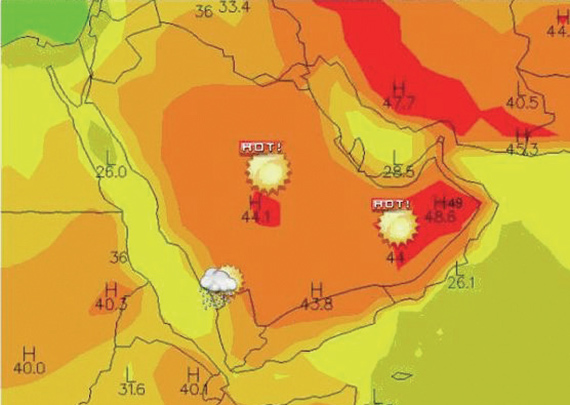 اشتداد الرياح المثيرة للغبار في الشرقية والرياض