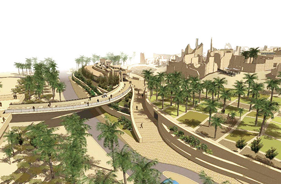 جسر محمد بن عبد الوهاب.. إطلالة بانورامية على الدرعية التاريخية