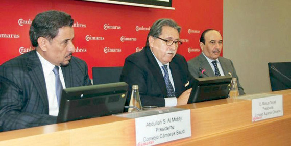 رجال أعمال سعوديون يبحثون الفرص الاستثمارية مع الإسبان