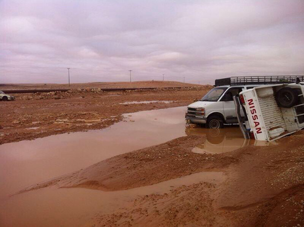 خمس وفيات في سيول عرعر بينهم رجلي أمن