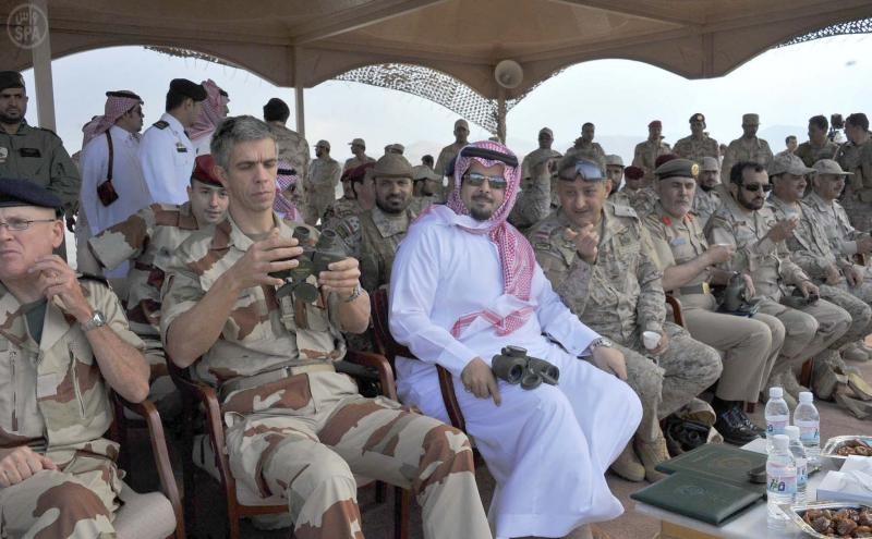 نائب وزير الدفاع يشهد فعاليات تمرين " الريك1" في الطائف