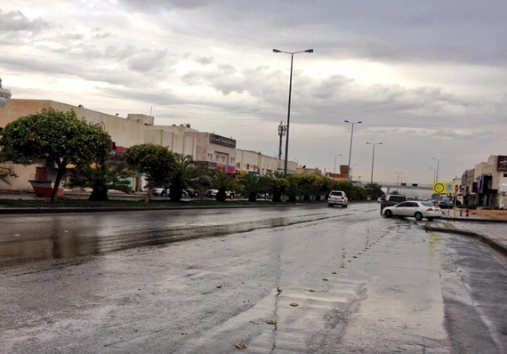 قصة مصورة : صور تويتر تكشف بهجة الناس بهطول المطر