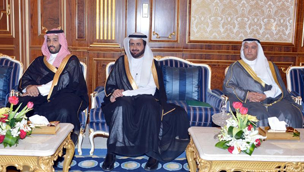 ولي العهد يستقبل ممثلة ملك بلجيكا