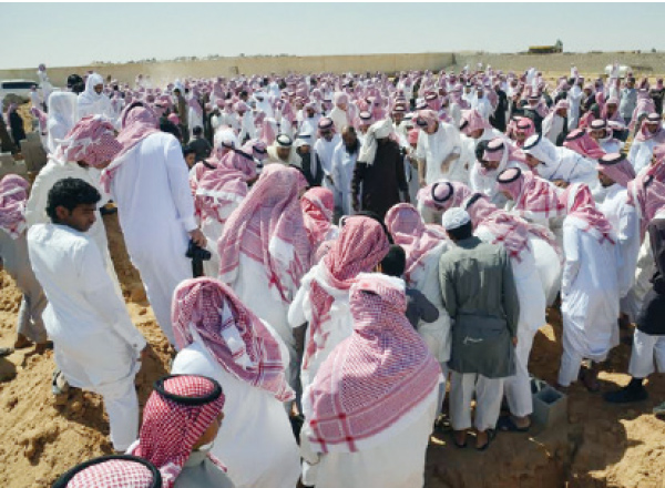 أهالي تبوك يشيّعون رفات «لمى الروقي»