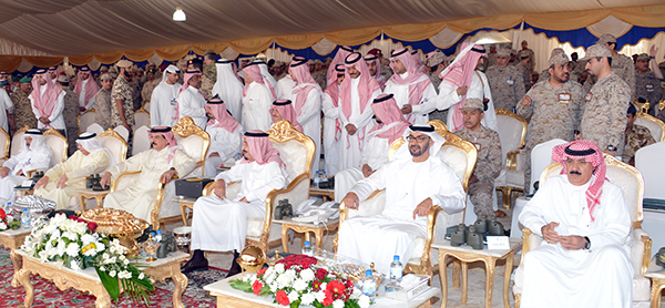 ولي العهد يرعى اختتام مناورات "سيف عبدالله" في حفر الباطن