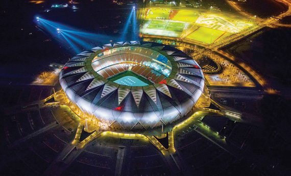 200 ألف متر مكعب من الخرسانة الجاهزة و90 ألف طن من الحديد المسلح و7 آلاف طن من الهياكل الحديدية