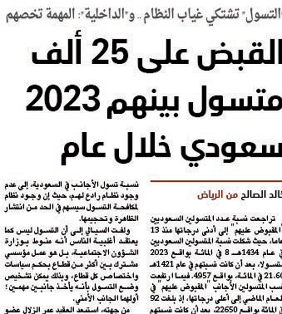 مزيدا من الجدية في ملاحقة المتسولين