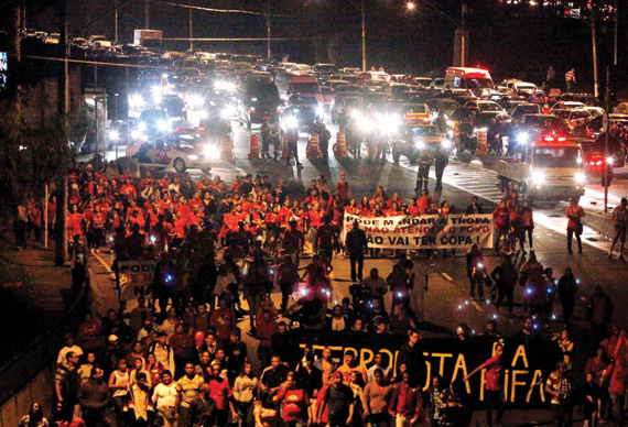 ساو باولو .. فوضى وزحام سيارات