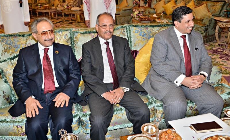 خادم الحرمين الشريفين يستقبل الرئيس اليمني