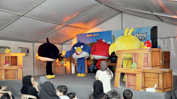 .. و«أنجري بيرد» تشهد إقبالا كبيرا
من «أطفال جدة»