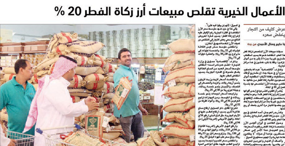 تنظيم توزيع زكاة الفطر سيؤدي بها
إلى مستحقيها