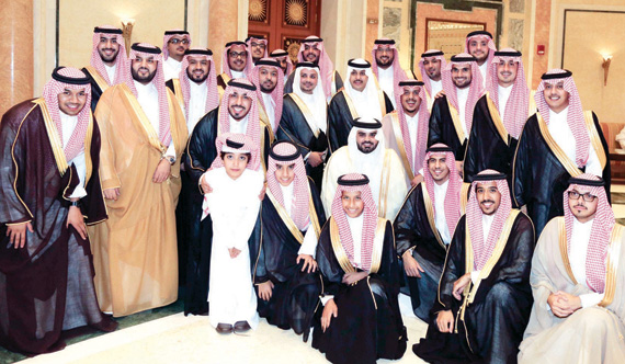 سلطان العذل يحتفل بزواج نجله من كريمة تركي المنديل