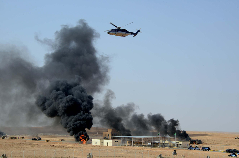 ولي ولي العهد يرعى حفل ختام تمرين "وطن 85"