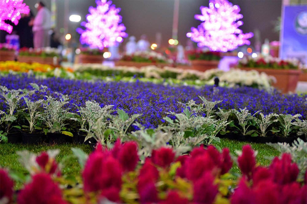 قصة مصورة: أمين الرياض يفتتح مهرجان ربيع الرياض الحادي عشر