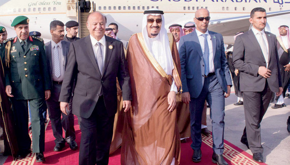 الملك: «عاصفة الحزم» مستمرة حتى ينعم اليمن بالأمن وحكومة شرعية