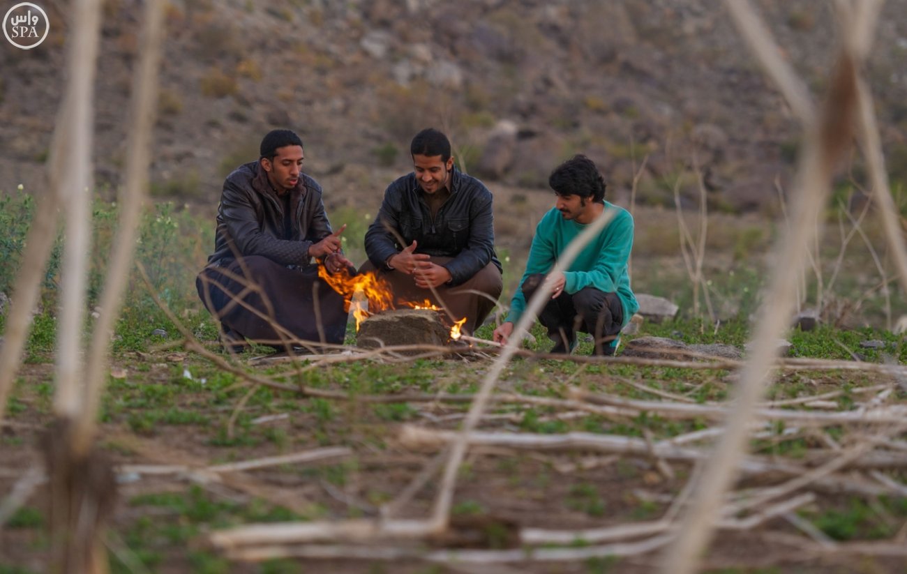 "وادي الجنابين" في بلجرشي مقصد الزوار والمتنزهين
