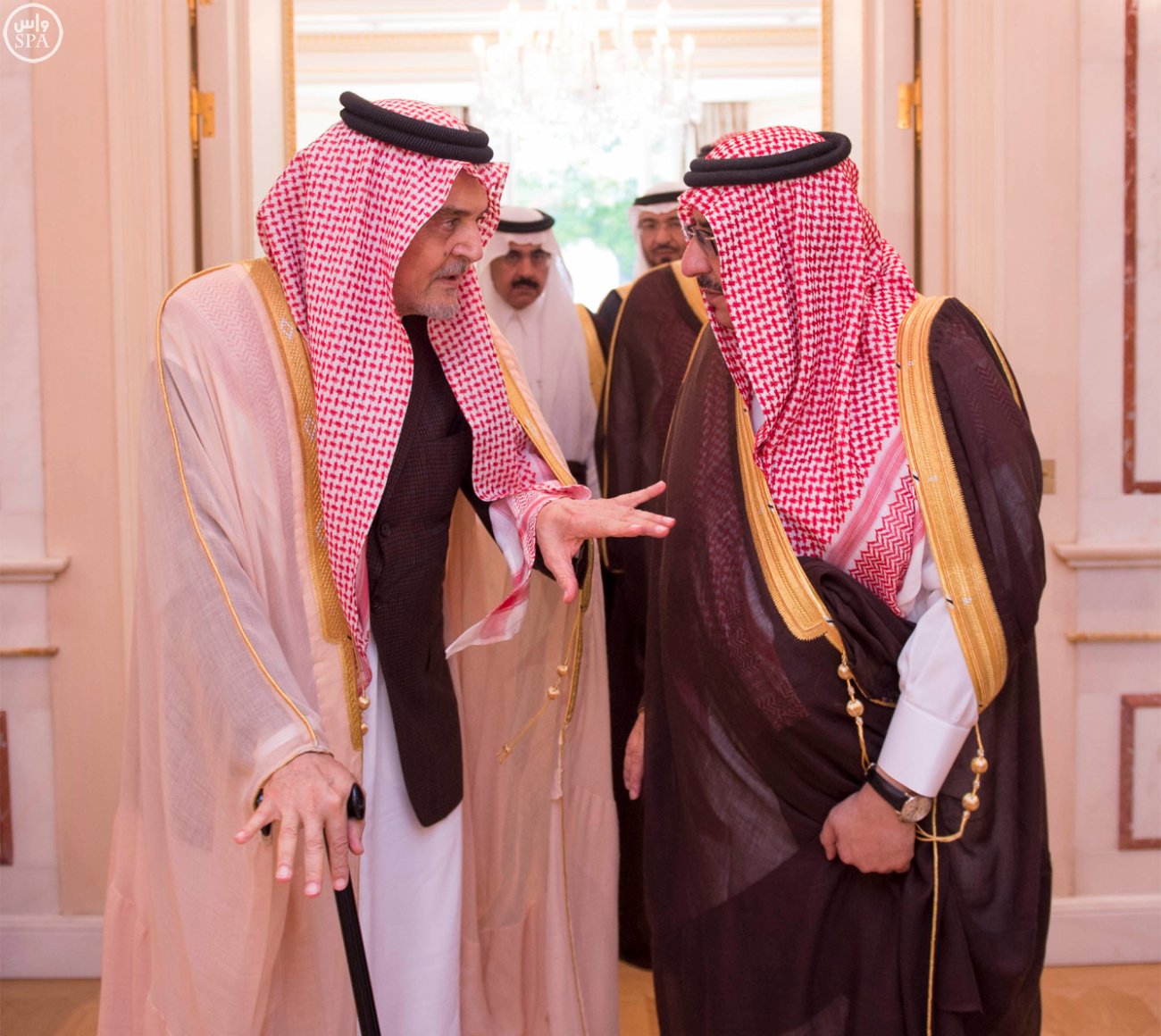 الأمير سعود الفيصل يستقبل ولي العهد وولي ولي العهد