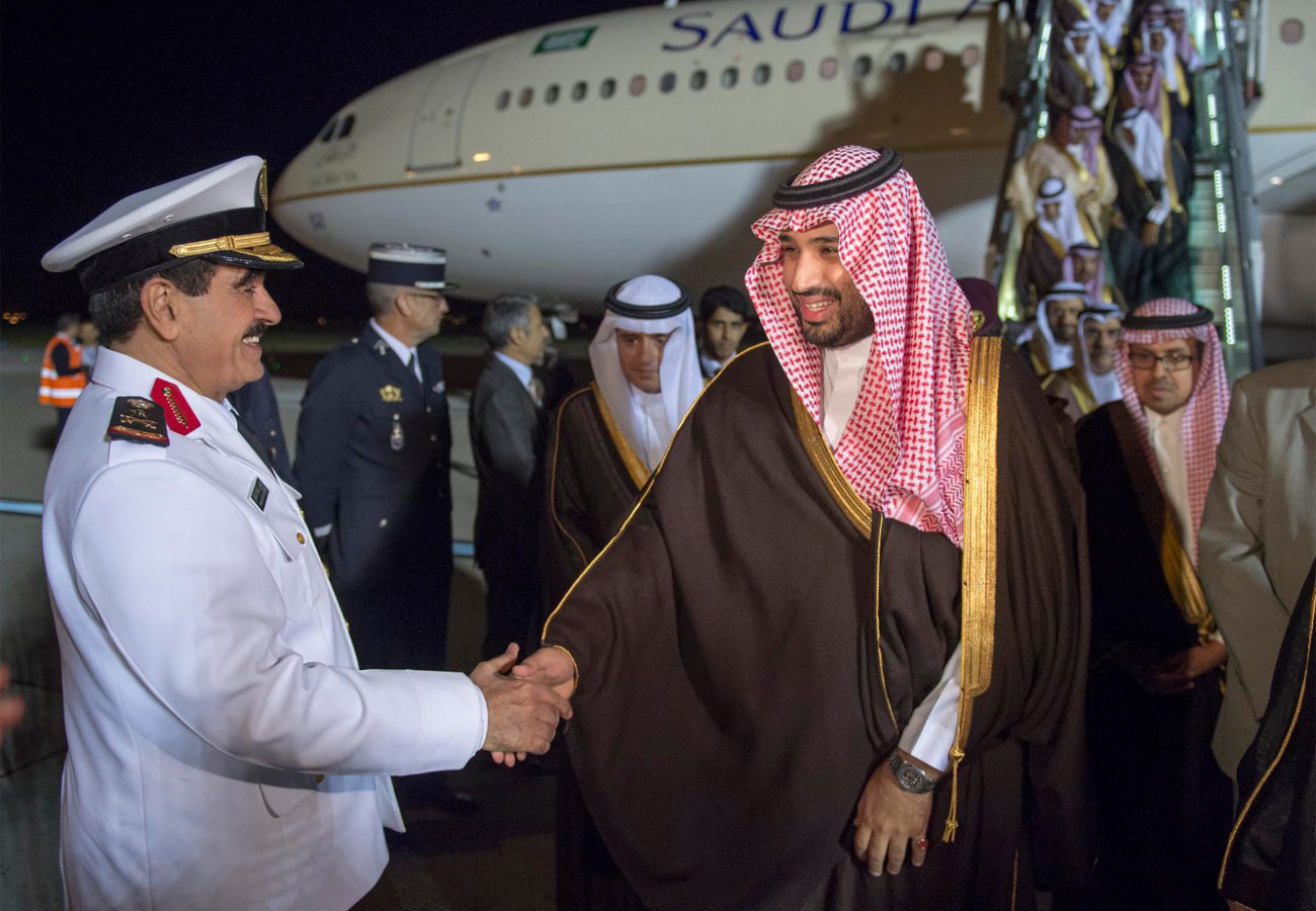 ولي ولي العهد يصل إلى باريس