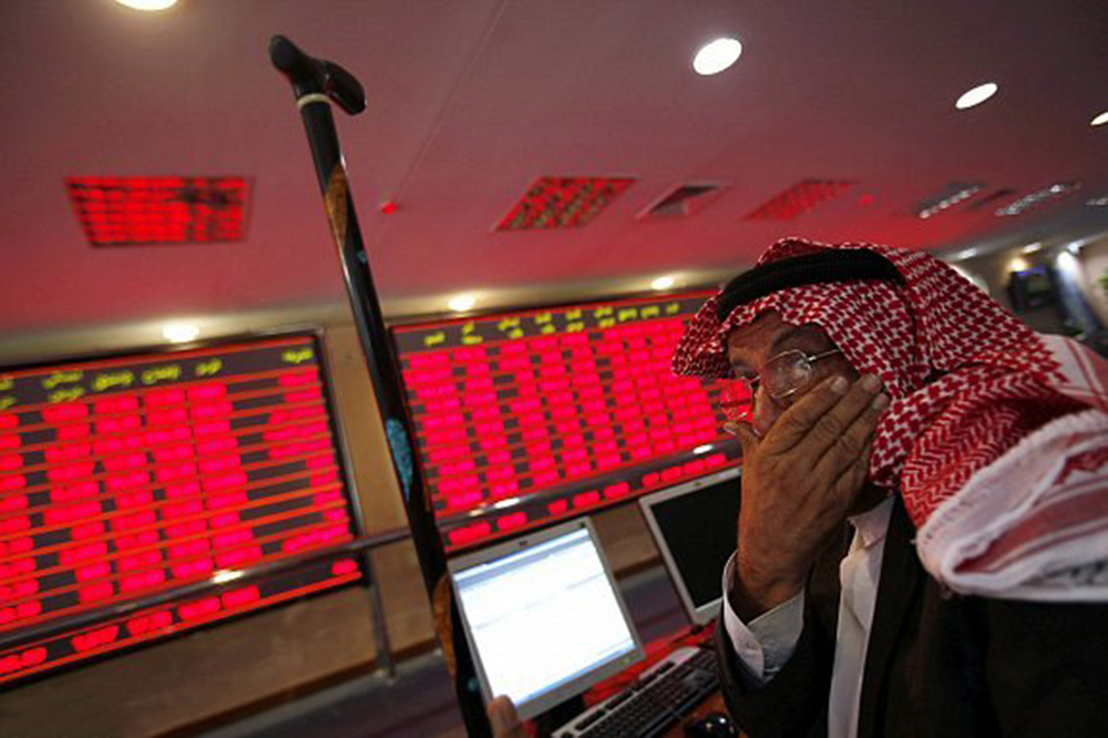 خسائر قوية في الأسواق الخليجية .. والسعودي يهبط 7%