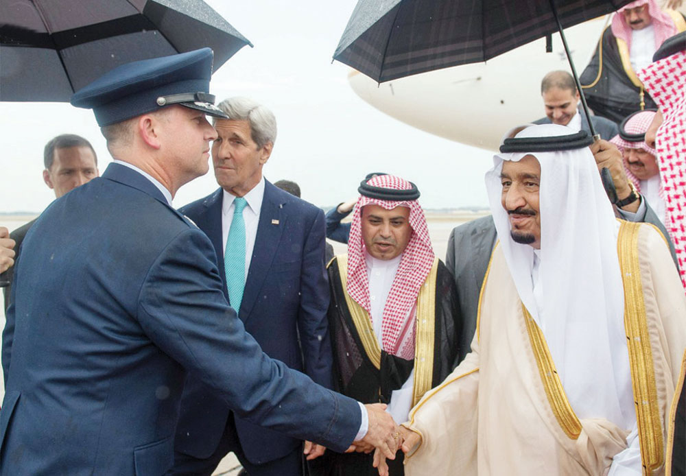 الملك يصل إلى واشنطن