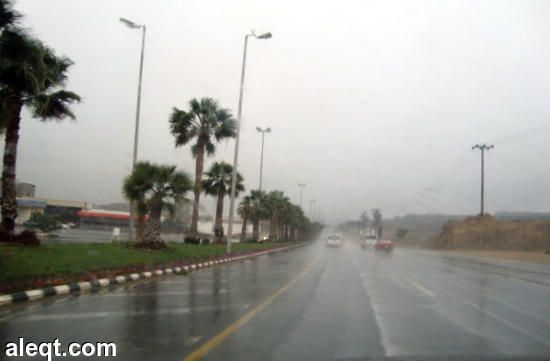 توقعات بهطول أمطار على معظم مناطق المملكة