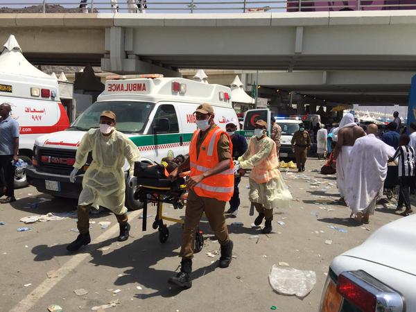 الدفاع المدني: ارتفاع عدد الإصابات في منى إلى 863 إصابة والوفيات إلى 717