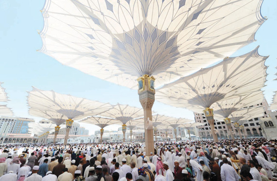 مدينة الرسول تتهيأ لوصول
ضيوف الرحمن