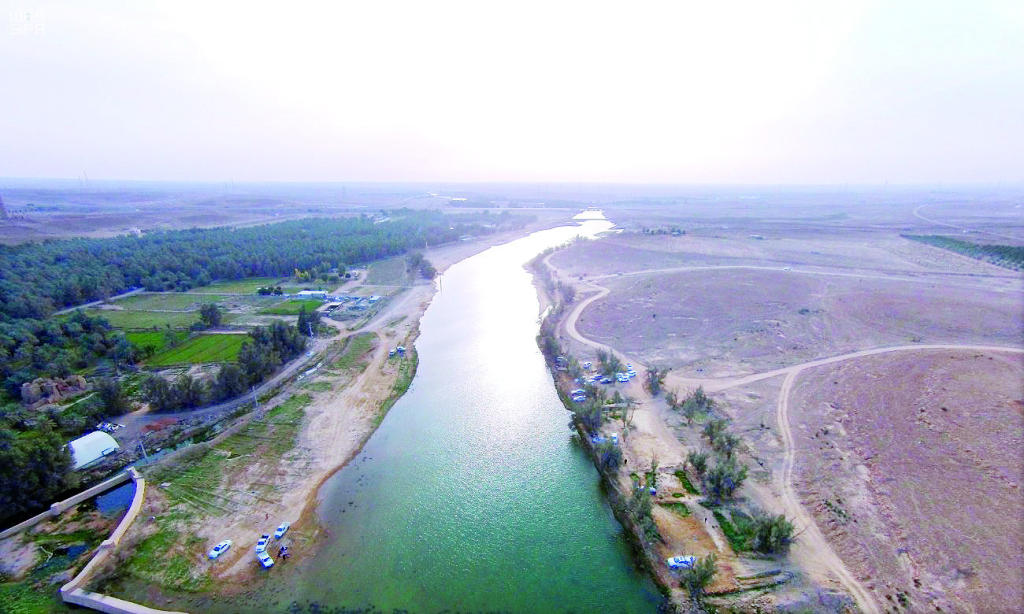 وادي المشقر .. يبسط كَفّي الجمال والماء على ضفاف سدير