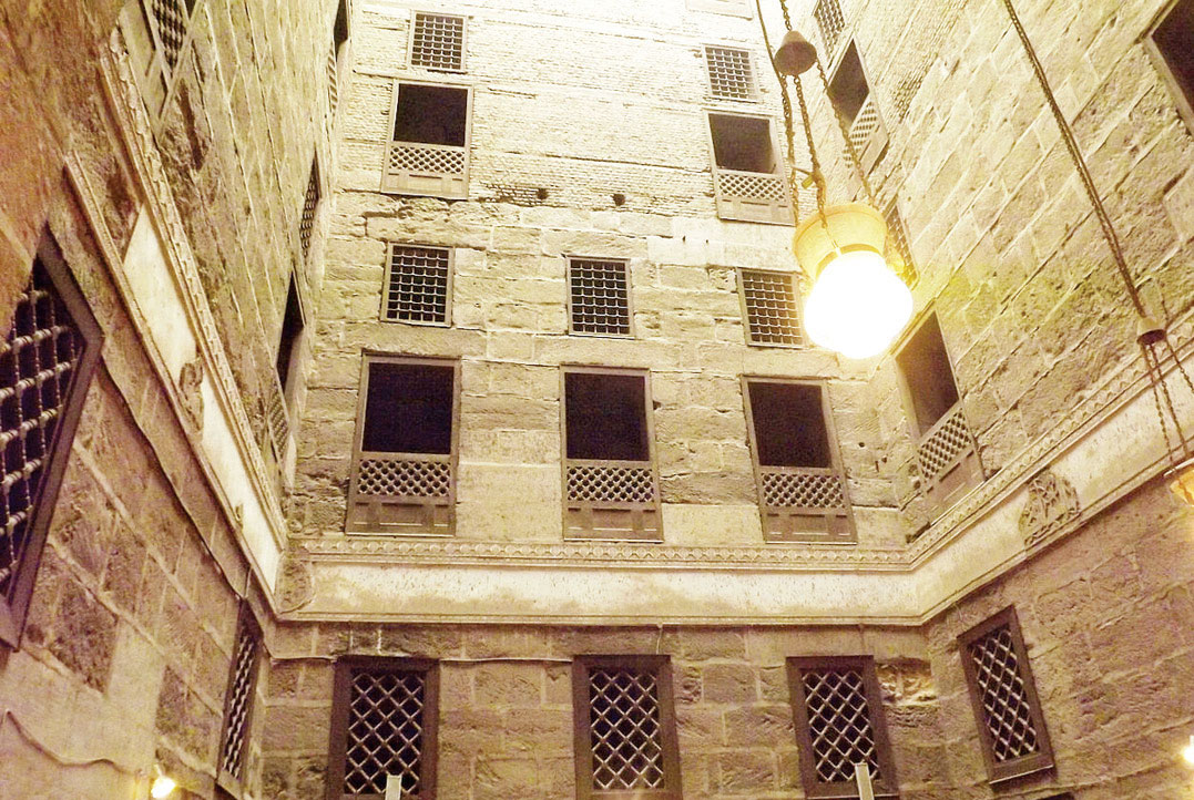 جانب من مدرسة السلطان حسن