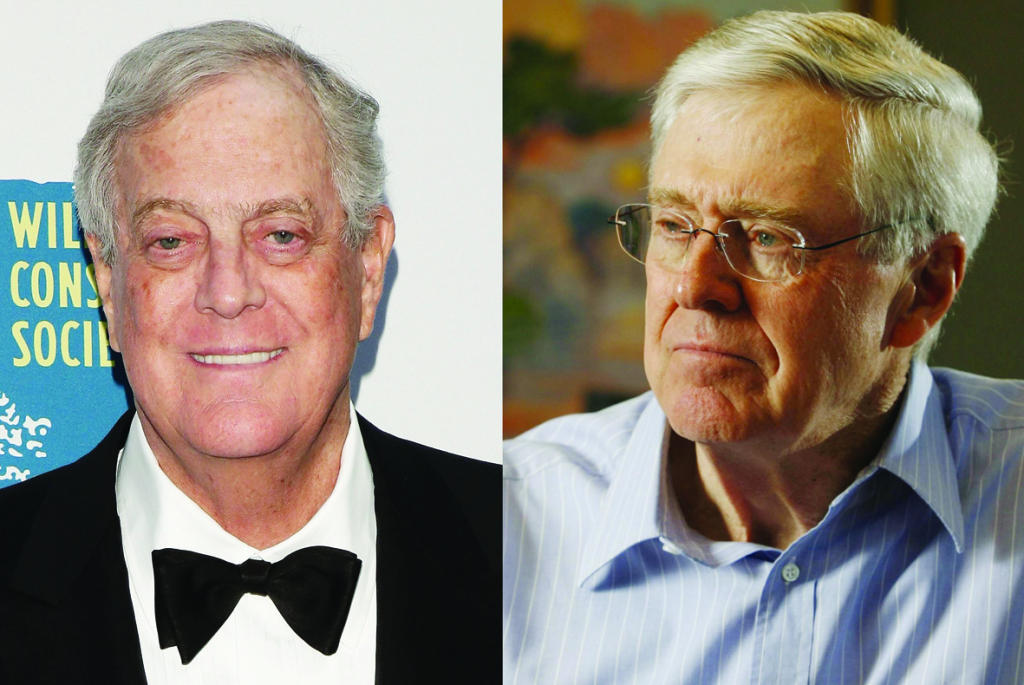 الأخوان كوك .. ثامن وتاسع أغنياء العالم في مرمى النيران