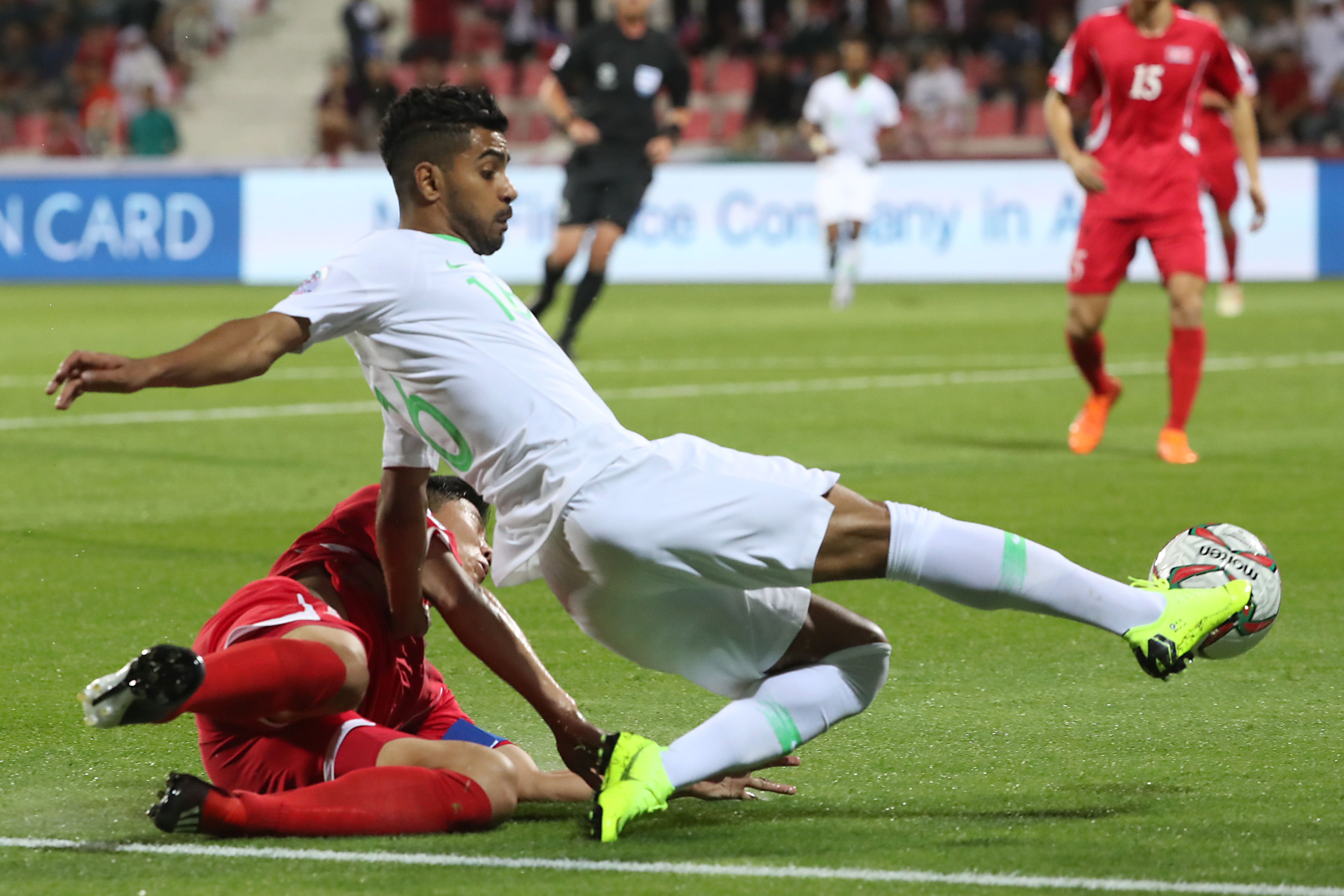 الأخضر يكسر عقدة الافتتاح برباعية في المرمى الكوري