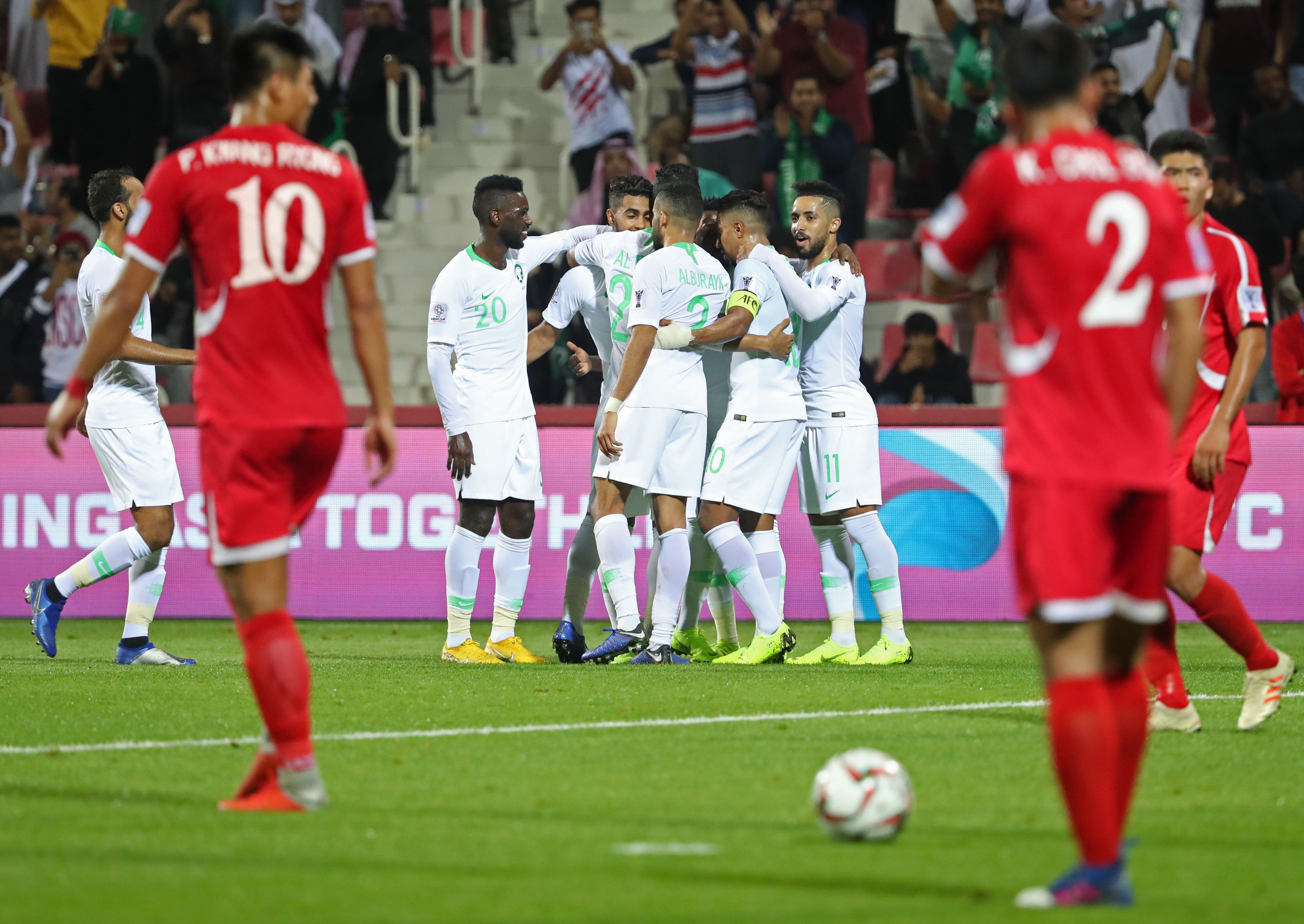 الأخضر يكسر عقدة الافتتاح برباعية في المرمى الكوري