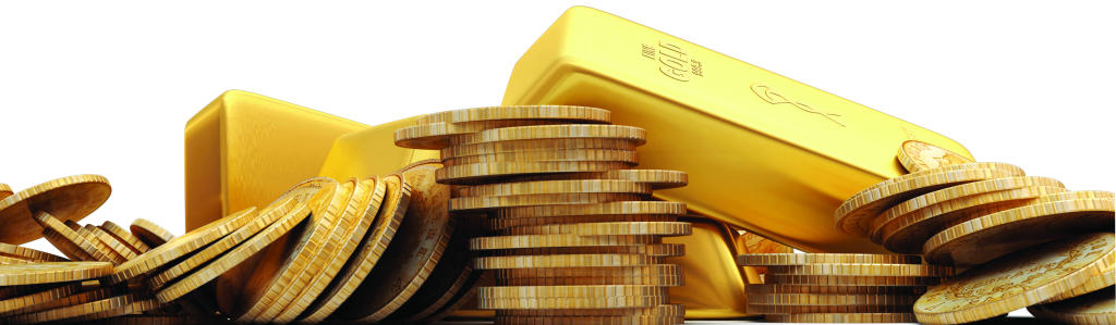 المعدن الأصفر اللماع يزداد بريقا تحت مصابيح الحمائم