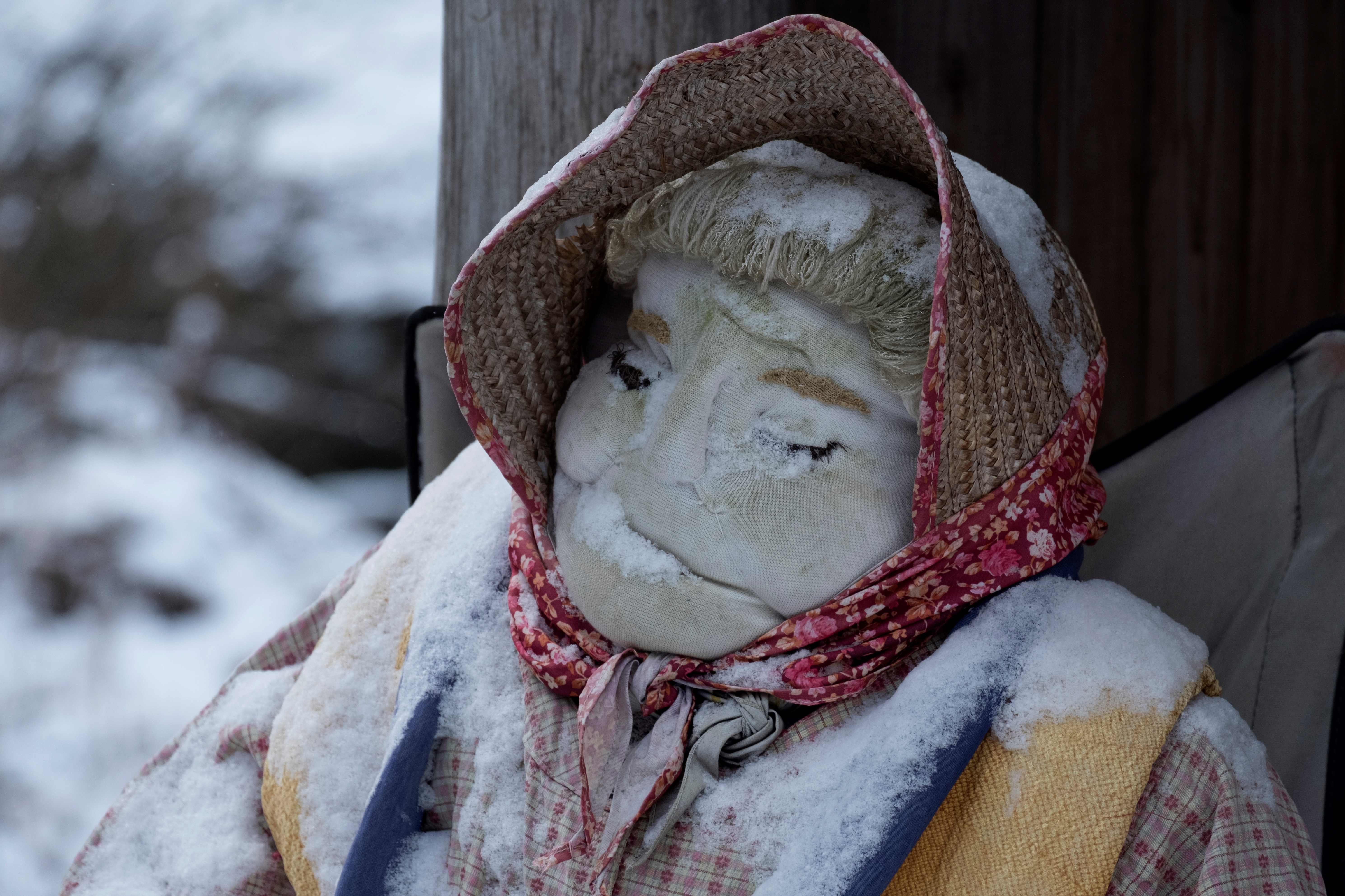 دمى ضخمة تضخ الحياة في قرية يابانية هجرها سكانها