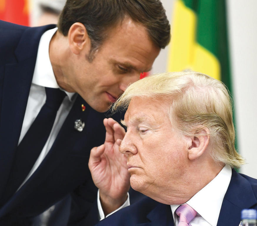 ترمب بعد ضريبة «الإنترنت»: سنرد بالمثل على «غباء ماكرون»