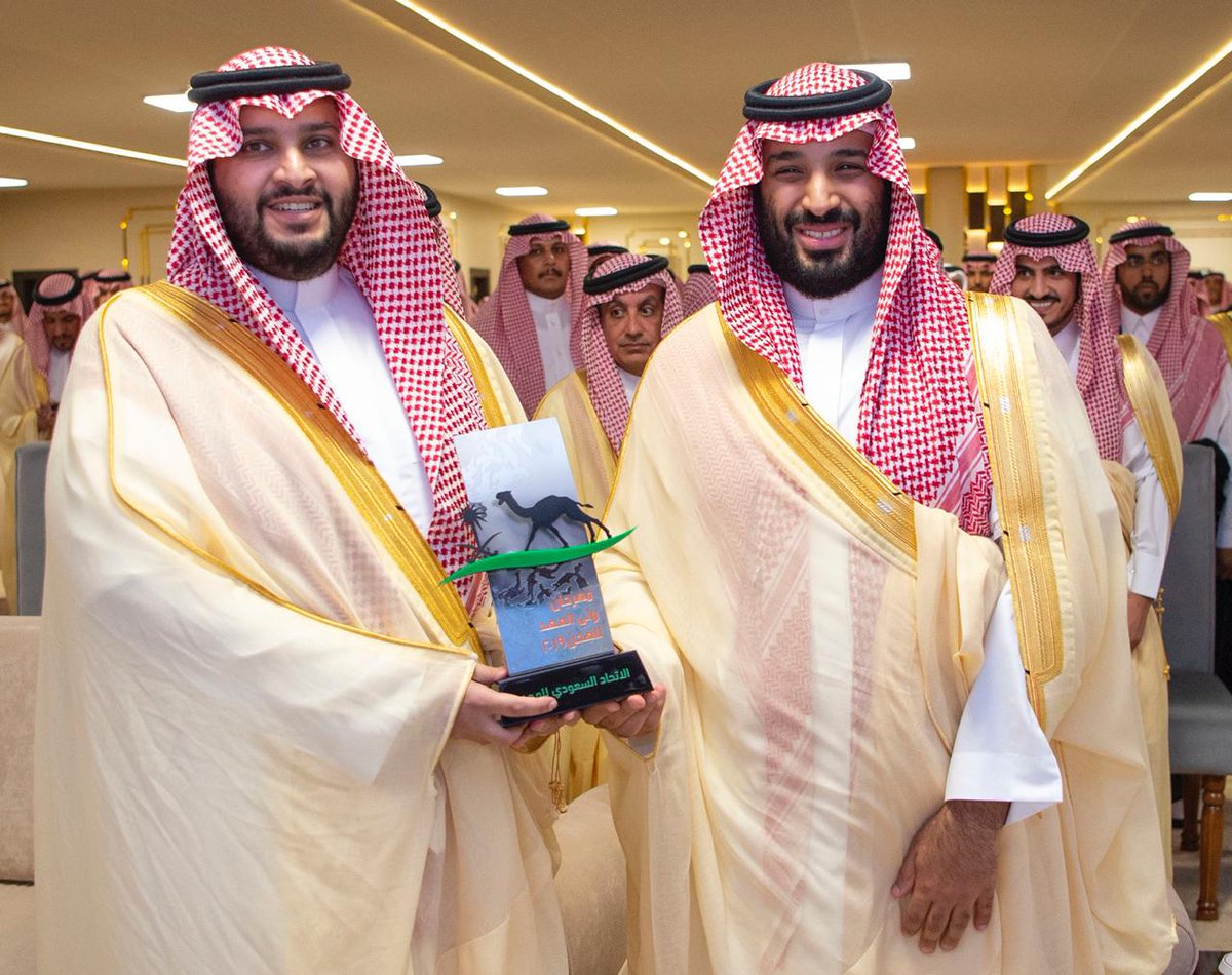 6 سيوف وبندق وخنجر لأبطال مهرجان ولي العهد للهجن