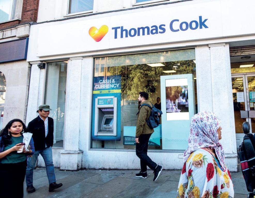 «توماس كوك» تواجه خطر الإفلاس بعد فشل تمويل خطتها للإنقاذ