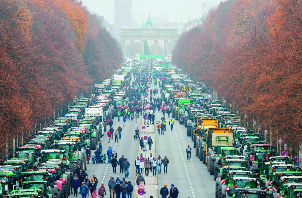 احتجاجات مزارعين