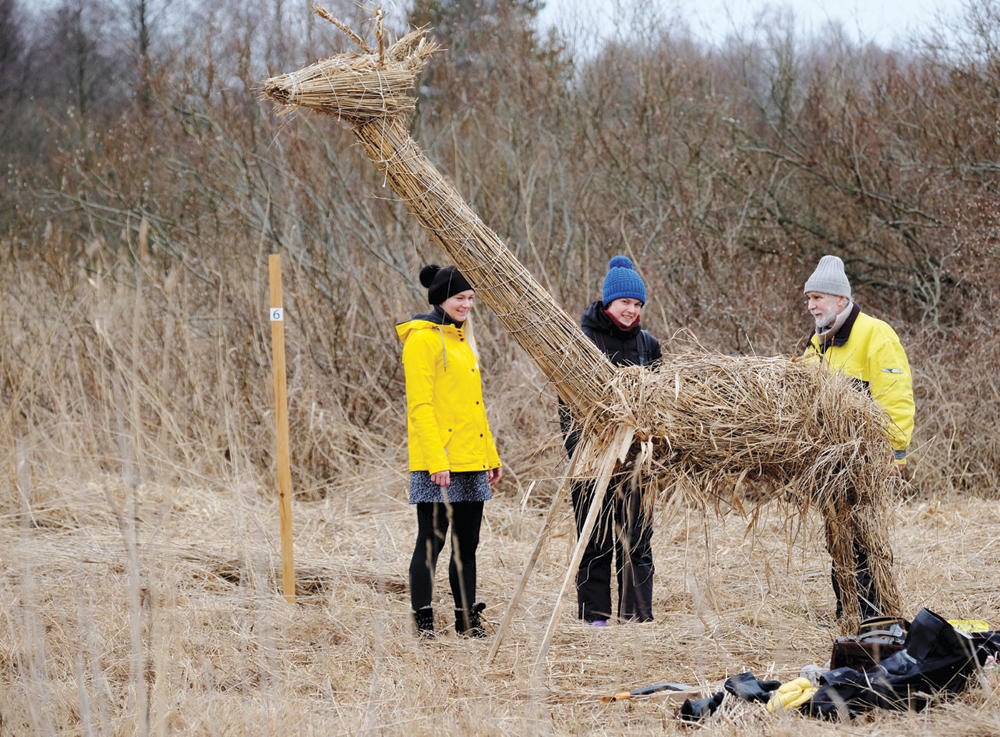 نحت من القش