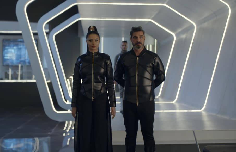 مشهد من المسلسل.