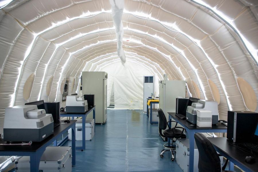 "المختبر الهوائي" في المدينة المنورة .. نتائج سريعة وطاقة استيعابية لـ 10 آلاف عينة يوميا