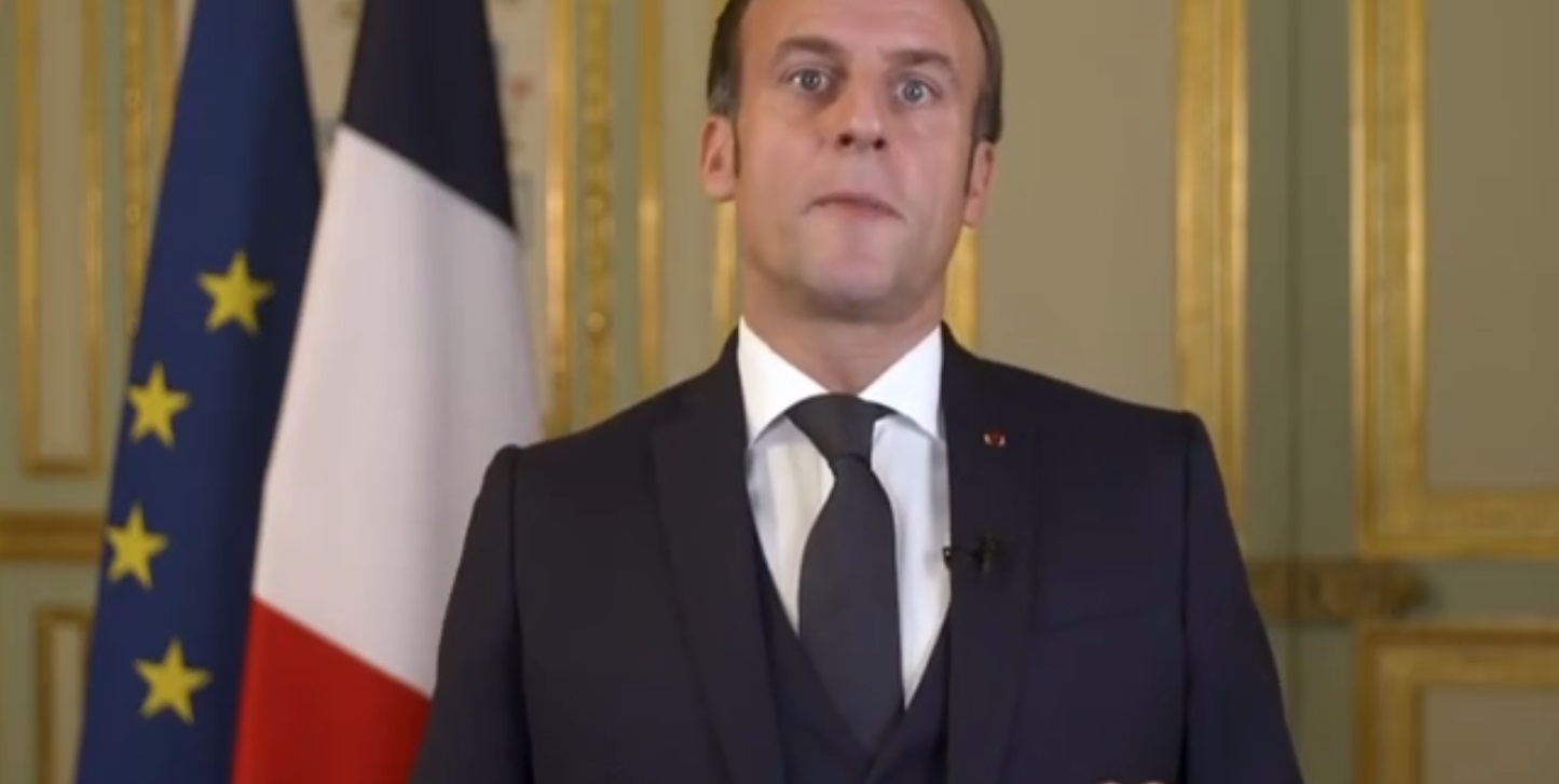 الرئيس الفرنسي: نواجه أزمة صحية تهدد حياة الملايين من البشر