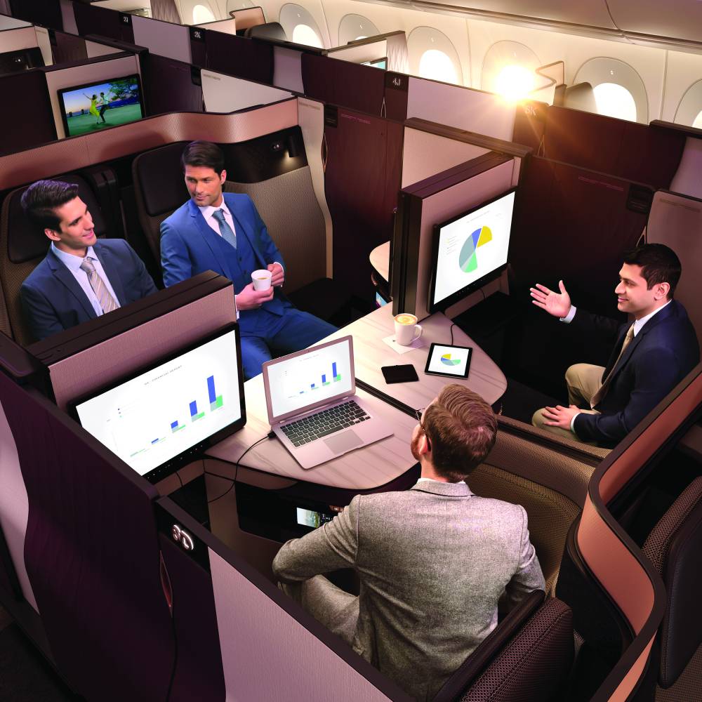 السفر بغرض العمل يمكن أن يولد ما يصل إلى 75 في المائة من الإيرادات لشركات الطيران على بعض الرحلات الدولية.