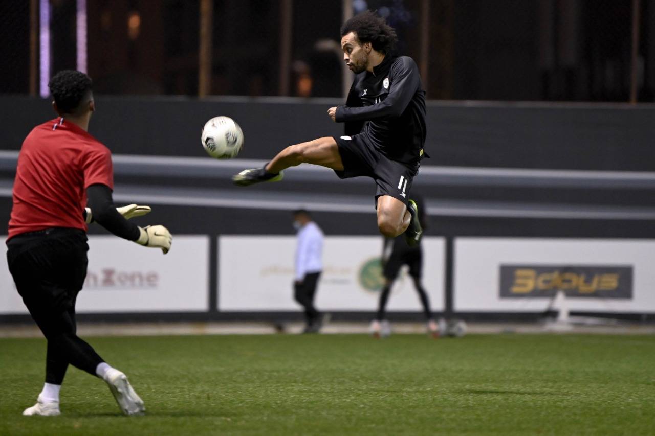 فابيو خلال تدريب الشباب أمس. مركز الشباب الإعلامي