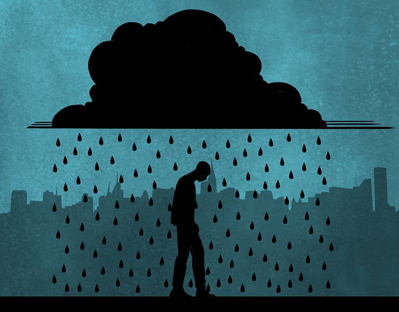 تعبير عن الصلة الموجودة بين الضيق في النظم البيئية والضيق النفسي.