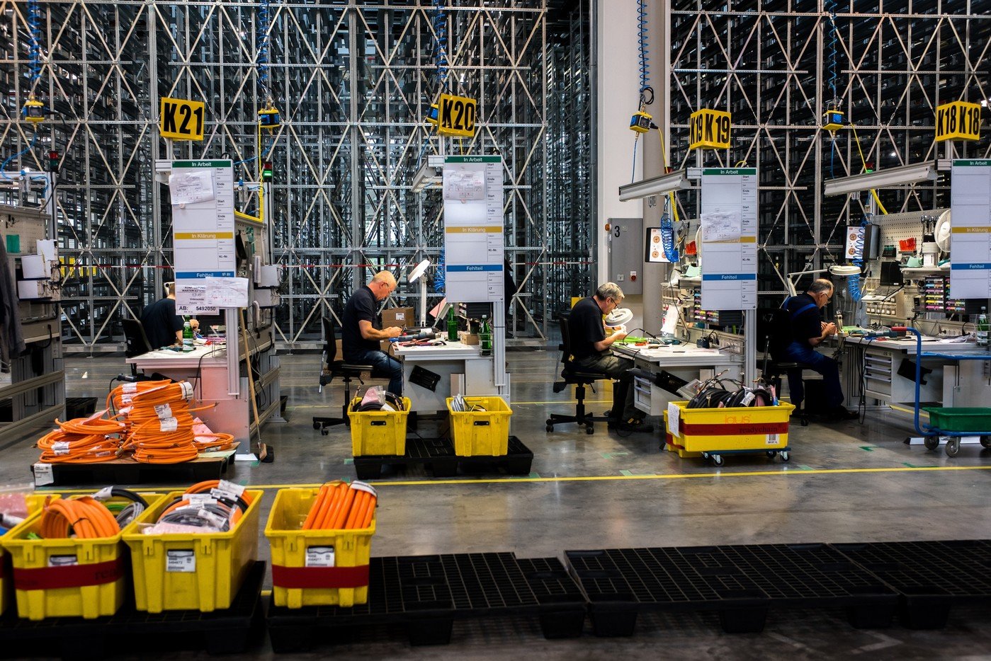 الانتاج الصناعي الألماني راكد مقارنة بالشهر السابقة