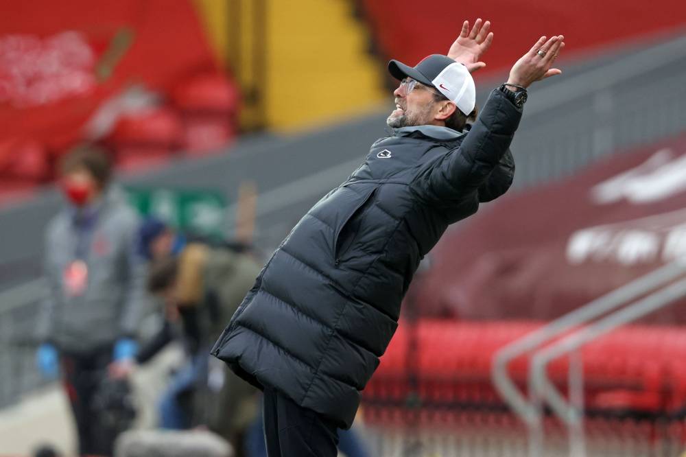 كلوب خلال مباراة فولهام. الفرنسية